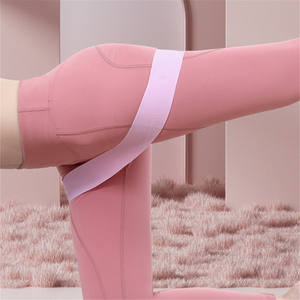 Customizable Waterproof Silicone Yoga Resistance Band for <b>Leg</b> Strength Training with Logo - Product Image 3
