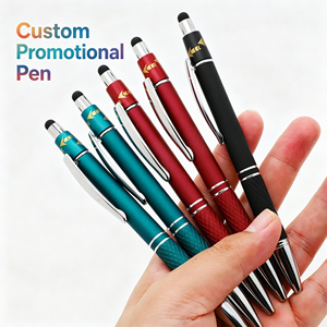 Stylo exécutif en métal 3 en 1 avec logo personnalisé pour cadeaux promotionnels, avec stylo à bille rotatif à bille de décompression gyroscopique - Product Image 1