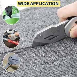 Alta precisão único furo gancho Razor Utility <span class=keywords><strong>Knife</strong></span> Cutter Blade SK5 pequena Handheld lâmina substituível para telhados e tapete - Product Image 5