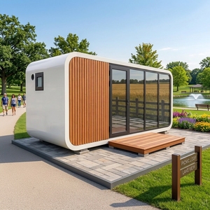 <b>Portable</b> Mobile Tiny Prefabricated Prefab Modular Cabin Container House Hotel Villa Office for Campsite Resort Park - Product Image 3