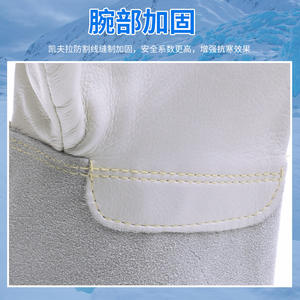 ถุงมือหนังวัวหนาพิเศษ ทนทานต่อความเย็นได้ถึง -250 องศาเซลเซียส เหมาะสำหรับงานเครื่องจักรกล - Product Image 4