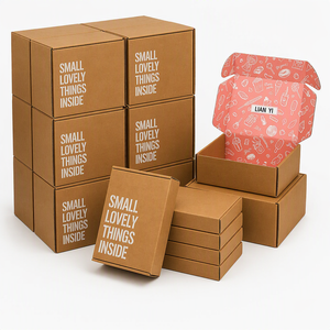 Caja de Envío Corrugada con Cierre Automático, para Suscripciones de Comercio Electrónico, Ropa, Libros, Impresión Personalizada de Fábrica - Product Image 5