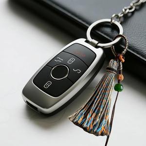 พวงกุญแจเชือกถักมือสไตล์โบฮีเมียน พร้อมจี้หยกขาวและดินแดง วินเทจ Y2K สำหรับตกแต่งกระเป๋าเป้สะพายหลังผู้หญิง - Product Image 1