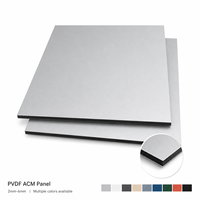 2mm 3mm 4mm 5mm 6mm Pared PVDF Panel Superficie Acp Formica Laminado Decorativo ACM