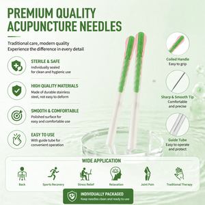 Aiguilles d'<span class=keywords><strong>acupuncture</strong></span> faciales à manche en plastique pour la thérapie d'<span class=keywords><strong>acupuncture</strong></span> - Product Image 4
