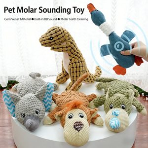 Jouets en peluche <span class=keywords><strong>pour</strong></span> chiens en gros, personnalisés, mignons, jouets sonores <span class=keywords><strong>pour</strong></span> la santé dentaire des chiens - Product Image 2
