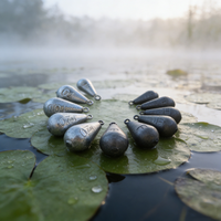 Plombs de pêche en forme de goutte d'eau, résistants à la corrosion, en fonte/plomb/galvanisé, durables, pour la pêche en haute mer et en rivière, 5g~600g