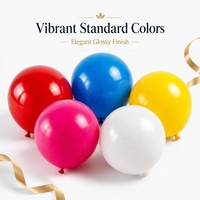 Petit ballon en latex de 5 pouces pour la décoration de fêtes d'anniversaire, de la Saint-Valentin, de Pâques, d'Halloween et de remise de diplôme