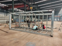 Maison conteneur ignifuge avec isolation en laine de roche, maison préfabriquée modulaire, kit de maison préfabriquée pour dortoir étudiant