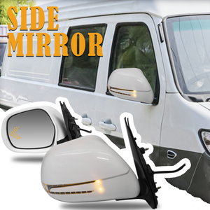 Gương chiếu hậu cửa bên cho xe Toyota Hiace 2005-2010, model Mỹ, chất liệu ABS, mới, tính năng an toàn cho xe hơi - Product Image 1