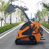 EPA Crawler Mini Skid Steer Loader dengan Bucket yang Diperkuat untuk Pertanian dan Konstruksi