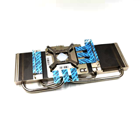 Refroidisseur de processeur 1170 pour carte graphique avec 4 caloducs en cuivre, ailettes en aluminium et 2 ventilateurs pour le refroidissement des GPU VGA