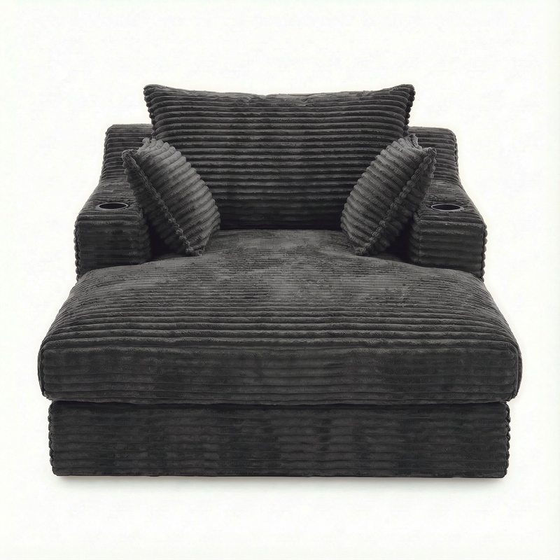 Vacuum Compressed Cloud Sofa Cream Fabric