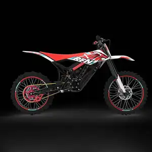 Surron populer 2024 Apollo RFN dirt jump ebike merah 22500W 104V,55Ah 110km/jam Dirt.mo untint sepeda listrik untuk dijual