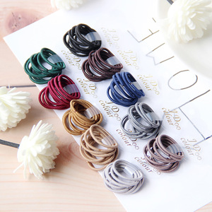 100 adet/torba 2mm çap 2.2cm Mini çocuklar kız elastik saç bantları için at kuyruğu tutucu halat naylon saç kravat DIY saç aksesuarları - Product Image 2