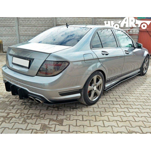 Phụ kiện khuếch tán cản sau giả sợi <span class=keywords><strong>carbon</strong></span> cao cấp cho Mercedes Benz C-Class W204 C63 <span class=keywords><strong>AMG</strong></span> C250 C300 C350 2007-2013 - Product Image 3