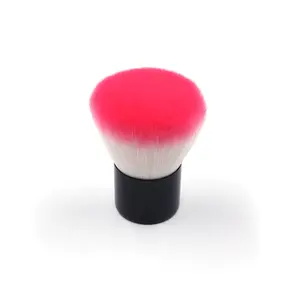 Custom Cream Poeder Gezicht Foundation Brush Kit Professionele Roze Vegan Synthetisch Kabuki Make-Up Borstel