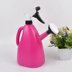 고품질 보라색 플라스틱 다목적 급수 냄비 1200ML 압력 분무기 펌프 정원 병