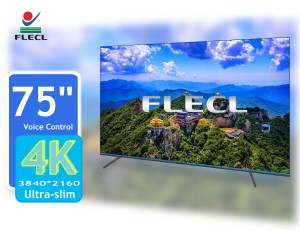 FLECL-televisor led lcd de 55/65/75 pulgadas, televisión inteligente con resolución 4K, 1 + 8G, <span class=keywords><strong>android</strong></span>, precio más <span class=keywords><strong>barato</strong></span>, fábrica de China - Product Image 3
