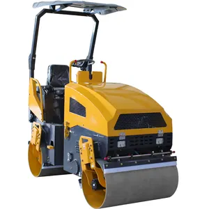 3 Ton Ride On Double Drum Road Roller 3ton Vibrating Road Roller Soil Compactor 1ton 2 TON 2.5 TON Vibratory Roller