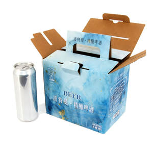 नालीदार बोर्ड बीयर कैरी केस पोर्टेबल विमान सूटकेस आकार बॉक्स संभालता बॉक्स को संभालता है - Product Image 3