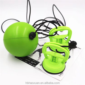 <span class=keywords><strong>Set</strong></span> de Pelotas de Reflejo para Boxeo, Pelota de Velocidad, Entrenador de Boxeo, Gel de Silicona Verde y PU/Nylon, Ventosas Fuertes - Product Image 1