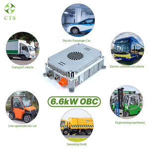 เครื่องชาร์จแบตเตอรี่ในตัว CTS กำลังสูง 12V/72V สำหรับรถยนต์ไฟฟ้า 6.6kW พร้อมพัดลมระบายความร้อน สำหรับยานพาหนะเชิงพาณิชย์และรถกอล์ฟ - Product Image 2