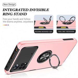 Coque de téléphone magnétique en gros pour Xiaomi Poco F4 C40 M4 X4 Pro 5G avec fonction de support - Product Image 6