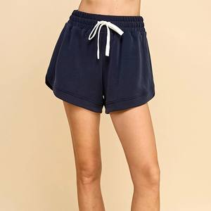 कस्टम लोगो नए डिजाइनर फैशन महिला ग्रीष्मकालीन बॉक्सर को आकस्मिक कपास शॉर्ट्स निर्माता - Product Image 2