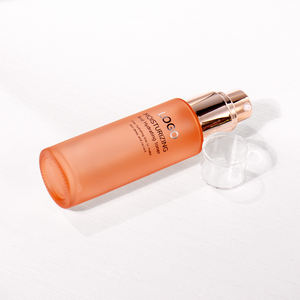 30ml 50ml 60ml 80ml 100mL 120ml cosméticos congelados bomba de loción esmerilado botella de suero conjunto de embalaje con bomba blanca - Product Image 4