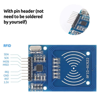 Kit RFID Module de lecteur RFID RC522 avec carte blanche S50 et porte-clés