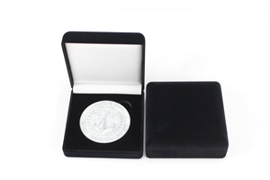 Factory <strong>Custom</strong> Metal <strong>Coin</strong> Gift <strong>Box</strong> Bule and Black Packaging case - Product Image 4