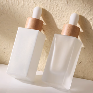 Muestra gratis única Rectangular 20ml 1oz 30ml botella cuentagotas de vidrio para el cuidado de <span class=keywords><strong>la</strong></span> piel suero aceite esencial para el cabello - Product Image 4