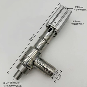 304316 Anti-goutte tête <span class=keywords><strong>de</strong></span> remplissage soupape <span class=keywords><strong>de</strong></span> décharge acier inoxydable liquide Machine <span class=keywords><strong>de</strong></span> remplissage accessoires pour 500ml bière nourriture bois - Product Image 6
