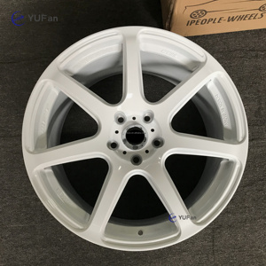 <span class=keywords><strong>Prix</strong></span> usine <span class=keywords><strong>17</strong></span> <span class=keywords><strong>pouces</strong></span> T7R roues moulées blanches performance légère jantes en alliage de course roues de voiture de tourisme pneus - Product Image 2