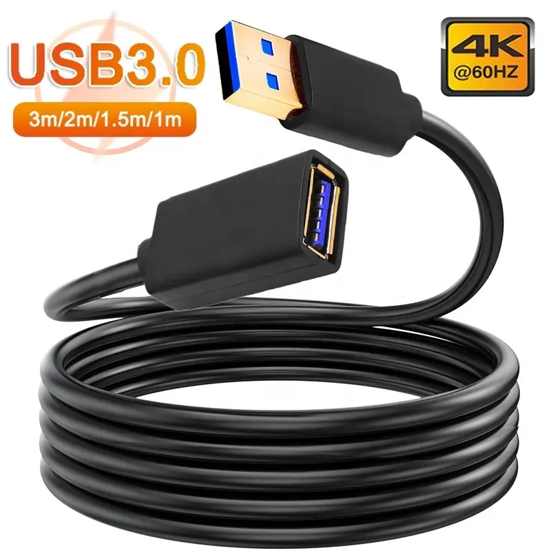 5 Gbit/s Daten übertragung A zu F USB3.0 Erweitertes Kabel für Computermaus 3.0 USB A Verlängerung kabel von Stecker zu Buchse 0,5 M 1M 2M 3M 5M