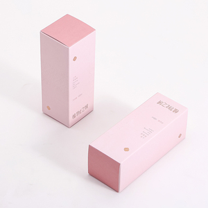 Boîte de shampoing personnalisée écologique réutilisable, boîte de soin individuelle haut de gamme, boîte rigide avec gaufrage or rose et pelliculage mat - Product Image 1