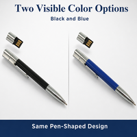 Flashdisk Metal Murah Baru 2GB 4GB 8GB 16GB Pulpen USB Flash Drive Memory Stick USB Pendrive 32GB 64GB