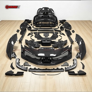 ชุดแต่งแอโรไดนามิกคาร์บอนไฟเบอร์แบบแห้ง สำหรับ Ferrari SF90 รุ่น Spider ปรับปรุงสไตล์ SF90XX กันชนหน้า-หลัง ของแท้จากโรงงาน - Product Image 6