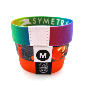 Bracelet élastique en polyester avec design personnalisé par sublimation, bracelet NFC - Product Image 5