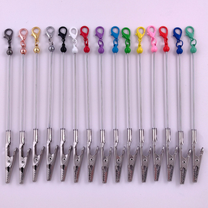 Hàn Quốc Kawaii Vòng đeo tay vòng cổ hỗ trợ đính cườm cá sấu Clip chủ thẻ thanh trống thêm hạt tiêu cự ưa thích beadable Roach Clip - Product Image 3