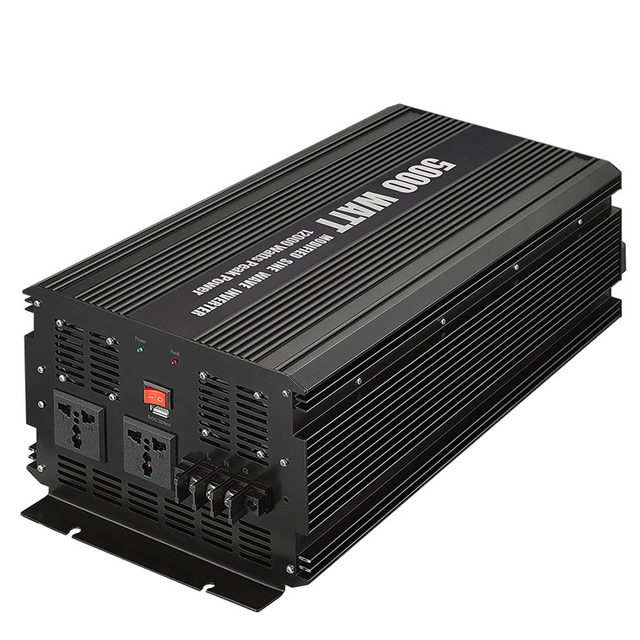 YOGU 2000W DC 110V to AC 210V/120V Modified Sine Wave Solar Inverter with Three AC Output Sockets CE ROHS Certified
