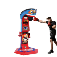 Machine de boxe d'arcade à pièces, simulateur de frappe, machine à tickets pour jeux sportifs en salle, pour parcs de jeux