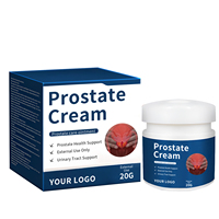 Crème Douce pour la Prostate, Hypoallergénique, à Base d'Extraits Végétaux pour le Bien-être Masculin, Soutien des Voies Urinaires, Réduit les Règles Nocturnes, 20g