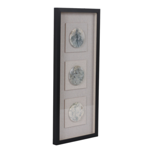 Arte Murale Moderna in Pietra Naturale con Accenti Rotondi Texturizzati per Decorazione Soggiorno - Product Image 2