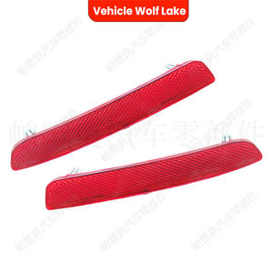 Luces traseras para parachoques Wolf Lake para Vw Jetta Mk5 Sedan 2006 2011, piezas de repuesto rojas de ABS - Product Image 5