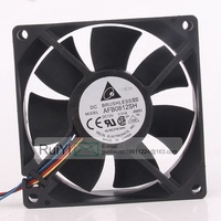 Ventilateur de refroidissement Delta 24V 48V DC12V 0.51A EC AC 80x80x25mm 8CM 8025 4 broches PWM à haut débit d'air pour châssis de processeur AFB0812SH-6M93