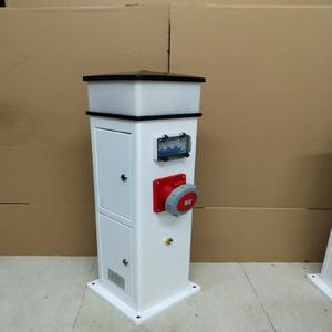 قاعدة خدمة بحرية بلاستيكية للموانئ مع نظام توصيل الطاقة والمياه، وقاعدة خدمة بحرية مزودة بمنصة عائمة ونظام توصيل الطاقة والمياه، وعمود خدمة بحرية - Product Image 6