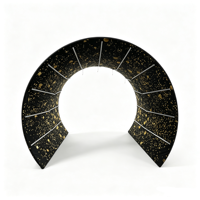 Arche de fond pour événements et fêtes, tunnel lumineux LED semi-circulaire, cabine photo 360, enclos pour photobooth