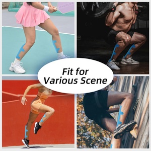 Pre-cắt cơ bắp thể thao kinesiology Tiêm bắp Băng ngăn chặn căng cơ cho <span class=keywords><strong>Achilles</strong></span> gân hỗ trợ giảm đau bảo vệ - Product Image 3